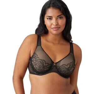 Wacoal - Stark Beauty Underwire Bra - 40DDD - Black